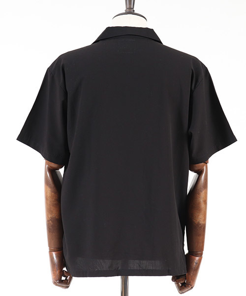 ANGENEHM(アンゲネーム)の「mhs1123-Loose Open Collar Shirts シャツ(シャツ/ブラウス・メンズ・ブラック/ベージュ/オリーブ/ピンク・M/L/S)」の17枚目の写真