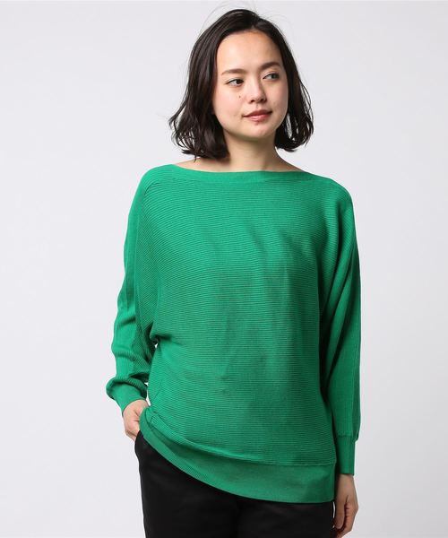 N.（N. Natural Beauty Basic）（エヌエヌナチュラルビューティーベーシック）の「コットンモダール（ニット/セーター・レディース・ホワイト/ピンク系その他/ブルー系その他/ネイビー/グリーン系その他・MEDIUM）」の13枚目の写真