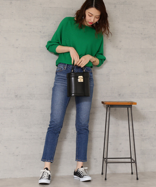 N.（N. Natural Beauty Basic）（エヌエヌナチュラルビューティーベーシック）の「コットンモダール（ニット/セーター・レディース・ホワイト/ピンク系その他/ブルー系その他/ネイビー/グリーン系その他・MEDIUM）」の10枚目の写真