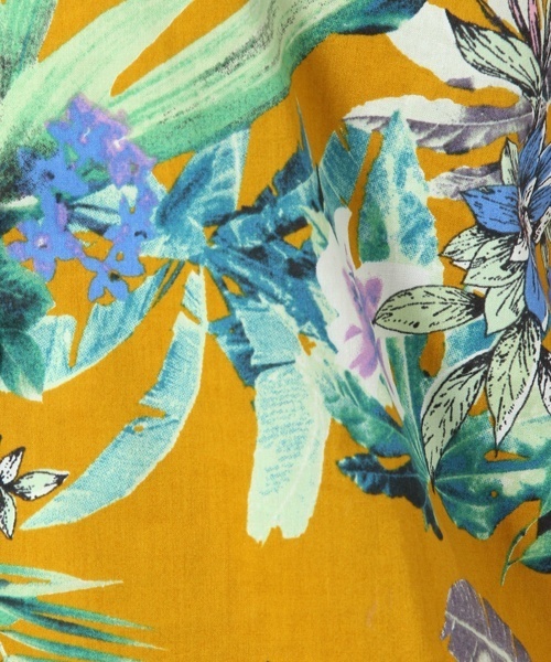 laboratory work（ラボラトリーワーク）の「リーフ柄オープンカラーブラウス（シャツ/ブラウス・レディース・ホワイト/オレンジ・MEDIUM）」の8枚目の写真