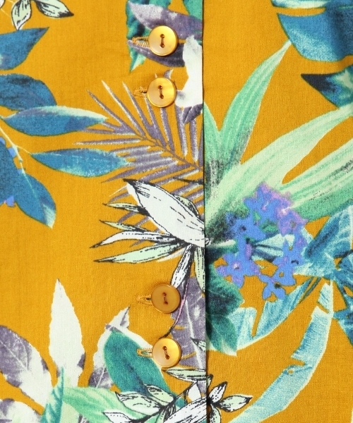 laboratory work（ラボラトリーワーク）の「リーフ柄オープンカラーブラウス（シャツ/ブラウス・レディース・ホワイト/オレンジ・MEDIUM）」の22枚目の写真