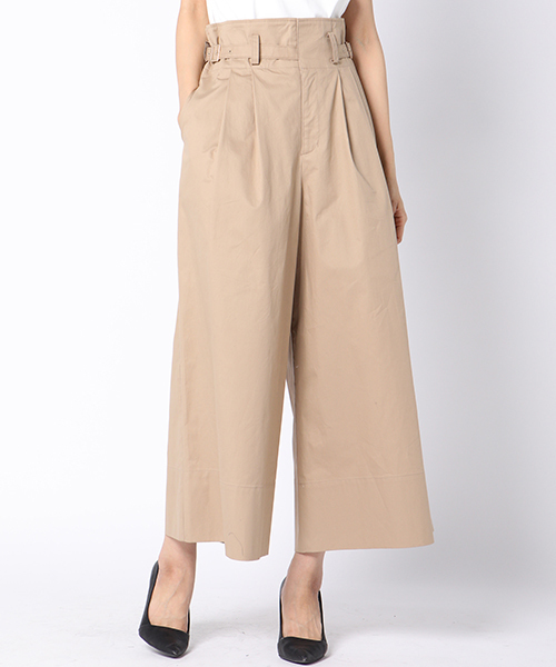 Ketty Cherie ケティシェリー の 洗濯可能 コットンツイルボリュームワイドパンツ その他パンツ Wear