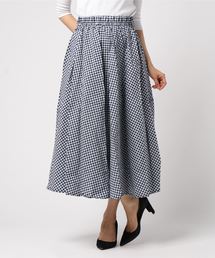 M y u | ZOZO限定★ギンガムチェックフレアスカート(スカート)