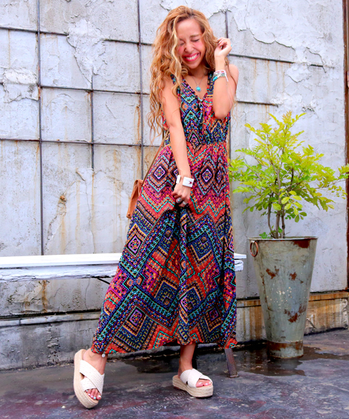 Anap アナップ の カラフル柄ワンピース ワンピース Wear