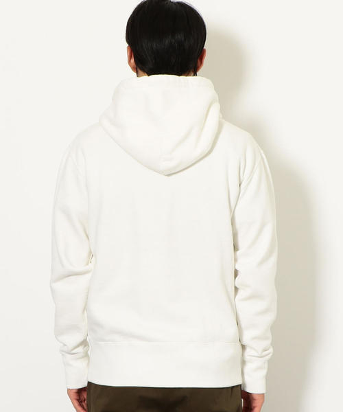 Champion（チャンピオン）の「別注 [チャンピオン] SC Champion HW/スウェット 後付けフーディー / パーカー ◆（パーカー・メンズ・ブラック/オフホワイト/ゴールド・S/M/L）」の9枚目の写真