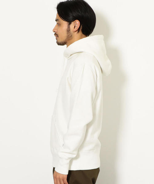 Champion（チャンピオン）の「別注 [チャンピオン] SC Champion HW/スウェット 後付けフーディー / パーカー ◆（パーカー・メンズ・ブラック/オフホワイト/ゴールド・S/M/L）」の11枚目の写真