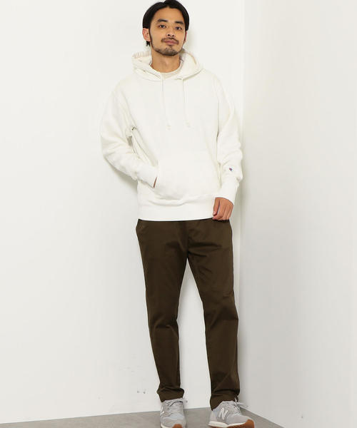 Champion（チャンピオン）の「別注 [チャンピオン] SC Champion HW/スウェット 後付けフーディー / パーカー ◆（パーカー・メンズ・ブラック/オフホワイト/ゴールド・S/M/L）」の12枚目の写真