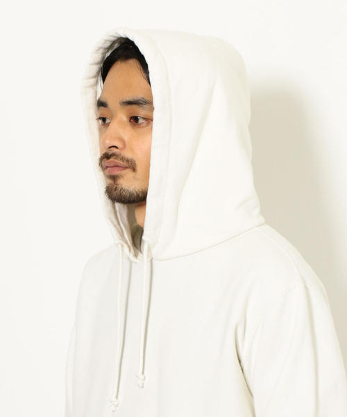 Champion（チャンピオン）の「別注 [チャンピオン] SC Champion HW/スウェット 後付けフーディー / パーカー ◆（パーカー・メンズ・ブラック/オフホワイト/ゴールド・S/M/L）」の19枚目の写真