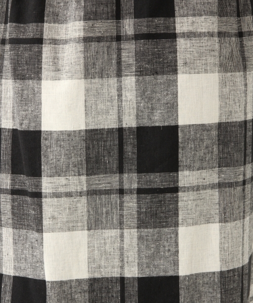 A part by（アパートバイ）の「CLボタンチェックタイトスカート 800766（スカート・レディース・ブラック系その他/ブラウン系その他・MEDIUM/LARGE）」の16枚目の写真