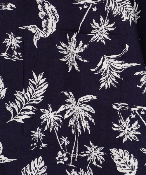 SHIPS Days(シップスデイズ)の「SHIPS Days:kariyushi SHIRTS 2(シャツ/ブラウス・メンズ・ネイビー/ブラウン・MEDIUM/LARGE)」の8枚目の写真