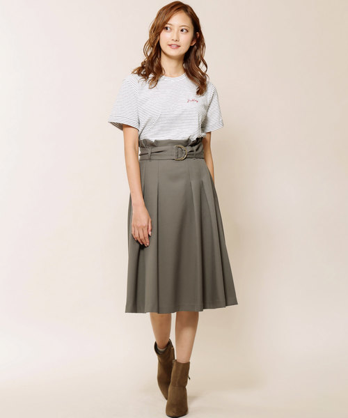 JILL by JILL STUART（ジルバイジルスチュアート）の「ポイントロゴＴシャツ（Tシャツ/カットソー・レディース・ホワイト/ブラック/ホワイト系その他・FREE）」の9枚目の写真