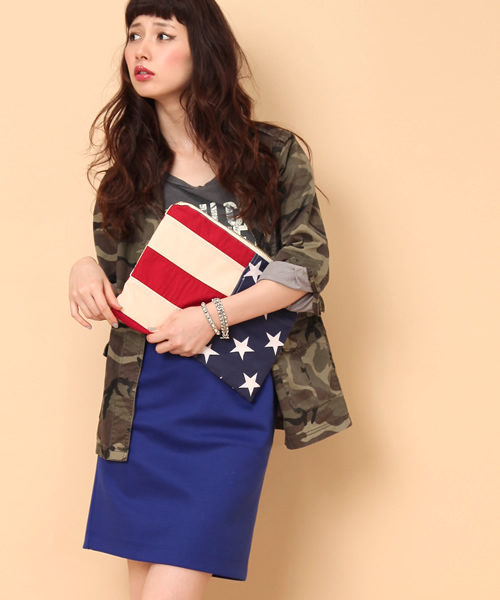 Ray BEAMS（レイビームス）の「◎ANDEM×Ray BEAMS / 別注 星条旗 クラッチバッグ（クラッチバッグ・レディース・その他1・ONE SIZE）」の8枚目の写真