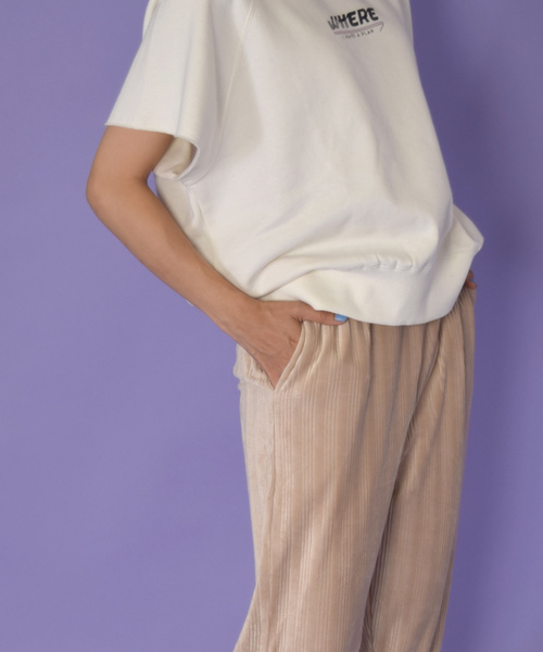 w closet(ダブルクローゼット)の「ボタン付きスリットパンツ_(その他パンツ・レディース・ベージュ/ブラック/グレー・FREE)」の7枚目の写真