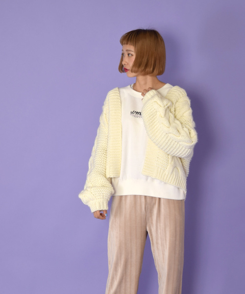 w closet(ダブルクローゼット)の「ボタン付きスリットパンツ_(その他パンツ・レディース・ベージュ/ブラック/グレー・FREE)」の8枚目の写真