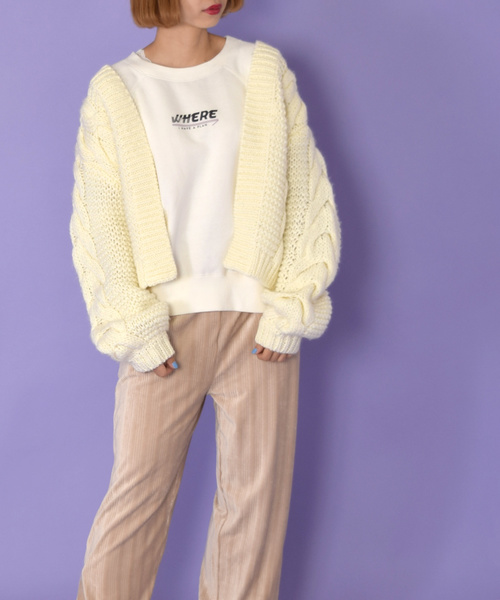 w closet(ダブルクローゼット)の「ボタン付きスリットパンツ_(その他パンツ・レディース・ベージュ/ブラック/グレー・FREE)」の9枚目の写真