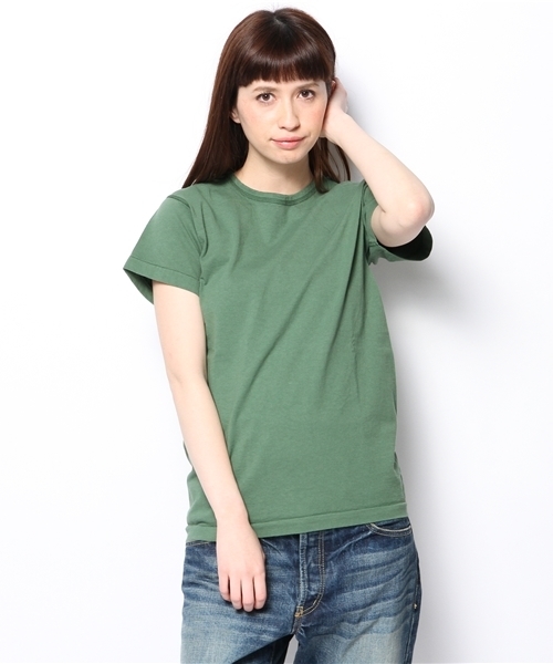 BEAMS BOY（ビームスボーイ）の「○Mr.FREEDOM /  SKIVVY T-Shirts（Tシャツ/カットソー・レディース・ホワイト/オリーブ/ネイビー・ONE SIZE）」の2枚目の写真