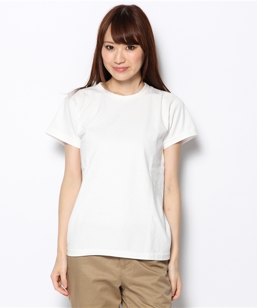 BEAMS BOY（ビームスボーイ）の「○Mr.FREEDOM /  SKIVVY T-Shirts（Tシャツ/カットソー・レディース・ホワイト/オリーブ/ネイビー・ONE SIZE）」の4枚目の写真