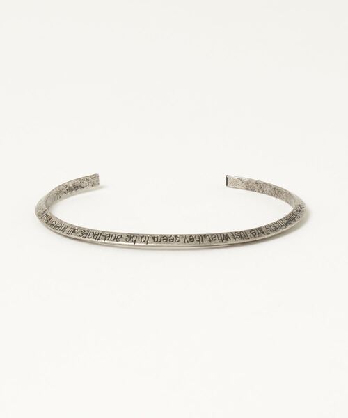 FACTOTUM(ファクトタム)の「【FACTOTUM】トライアングルブラスバングル(バングル/リストバンド・メンズ・ブラック/シルバー/ゴールド/シルバー系/ゴールド系・FREE)」の2枚目の写真