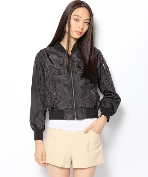 CIAOPANIC(チャオパニック)の「【Ciaopanic】MA-1(ブルゾン・レディース・ブラック/カーキ・FREE)」の8枚目の写真