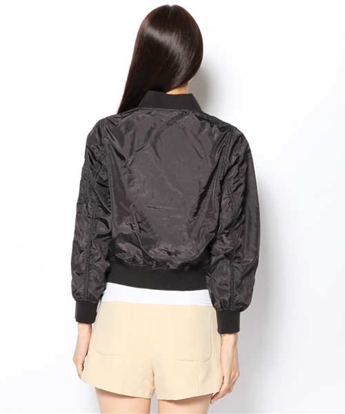 CIAOPANIC(チャオパニック)の「【Ciaopanic】MA-1(ブルゾン・レディース・ブラック/カーキ・FREE)」の5枚目の写真