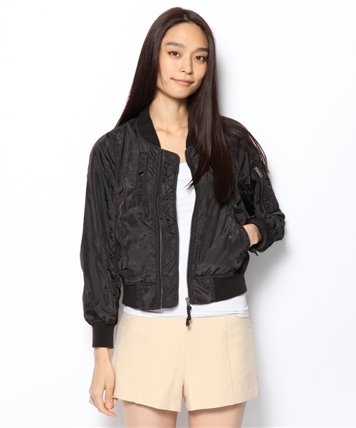 CIAOPANIC(チャオパニック)の「【Ciaopanic】MA-1(ブルゾン・レディース・ブラック/カーキ・FREE)」の11枚目の写真