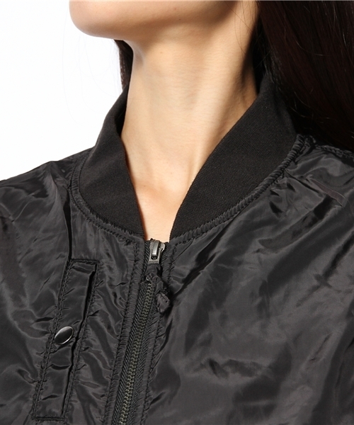 CIAOPANIC(チャオパニック)の「【Ciaopanic】MA-1(ブルゾン・レディース・ブラック/カーキ・FREE)」の6枚目の写真