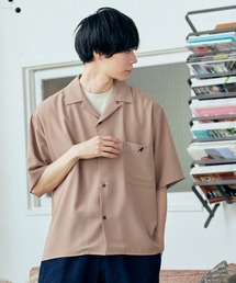 KANGOL | ▽WEB限定 KANGOL/カンゴール 別注 リラックスオープンカラーシャツ(1/2スリーブ)(シャツ/ブラウス)