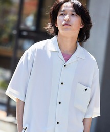 KANGOL | ▽WEB限定 KANGOL/カンゴール 別注 リラックスオープンカラーシャツ(1/2スリーブ)(シャツ/ブラウス)
