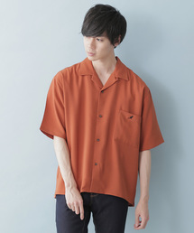 ▽WEB限定 KANGOL/カンゴール 別注 リラックスオープンカラーシャツ(1/2スリーブ)
