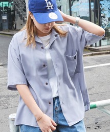 KANGOL | ▽WEB限定 KANGOL/カンゴール 別注 リラックスオープンカラーシャツ(1/2スリーブ) 2020SUMMER(シャツ/ブラウス)