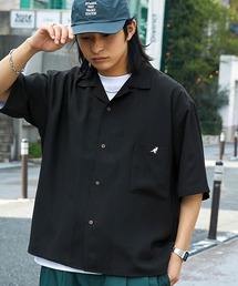 KANGOL | ▽WEB限定 KANGOL/カンゴール 別注 リラックスオープンカラーシャツ(1/2スリーブ) 2020SUMMER(シャツ/ブラウス)