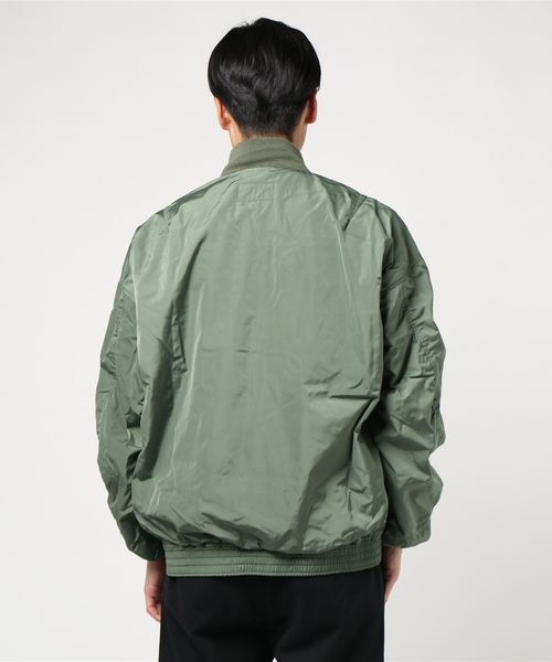 Alpha Industries(アルファインダストリーズ)の「【ALPHA】BONDING WEP DS(ミリタリージャケット・メンズ・ブラック/アーミー・SMALL/MEDIUM/LARGE)」の4枚目の写真