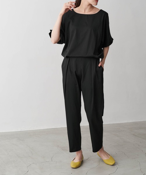 Chaco closet(チャコ クローゼット)の「デザインオールインワン(つなぎ/オールインワン・レディース・カーキ/ブラック・FREE)」の17枚目の写真