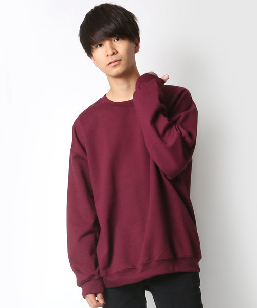 GILDAN（ギルダン）の「GILDAN/ギルダン ビッグシルエットUSAフィットプルオーバークルースウェット トレーナー（スウェット・メンズ・ワイン/オリーブ/ブルー/ホワイト/ブラック/グレー/レッド/ネイビー・XL/M/L）」の8枚目の写真