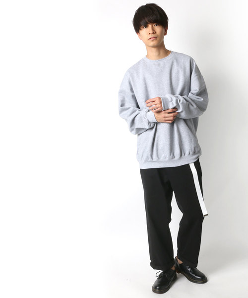 GILDAN（ギルダン）の「GILDAN/ギルダン ビッグシルエットUSAフィットプルオーバークルースウェット トレーナー（スウェット・メンズ・ワイン/オリーブ/ブルー/ホワイト/ブラック/グレー/レッド/ネイビー・XL/M/L）」の14枚目の写真