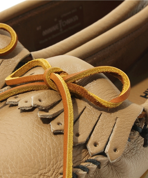 SHIPS for women（シップスフォーウィメン）の「MINNETONKA:モカシン（モカシン/デッキシューズ・レディース・キャメル/ホワイト・37/36/38/35）」の7枚目の写真