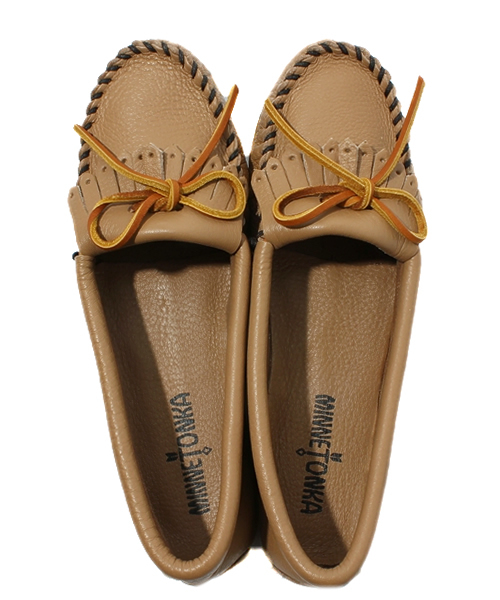 SHIPS for women（シップスフォーウィメン）の「MINNETONKA:モカシン（モカシン/デッキシューズ・レディース・キャメル/ホワイト・37/36/38/35）」の9枚目の写真