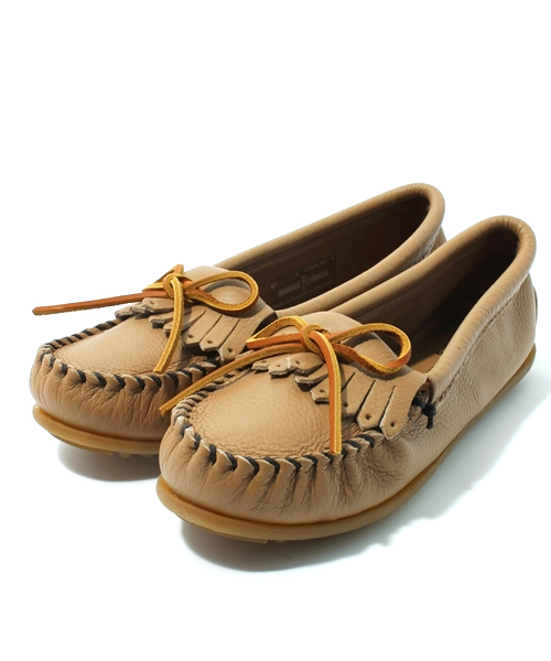 SHIPS for women（シップスフォーウィメン）の「MINNETONKA:モカシン（モカシン/デッキシューズ・レディース・キャメル/ホワイト・37/36/38/35）」の11枚目の写真