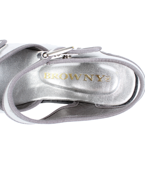 WEGO（ウィゴー）の「WEGO/厚底メタルサンダル（サンダル・レディース・ホワイト/シルバー・23.5/24.5）」の8枚目の写真