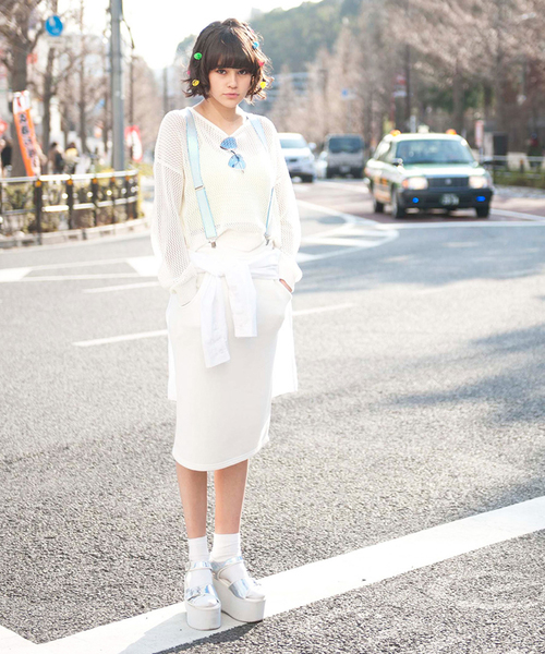 WEGO（ウィゴー）の「WEGO/厚底メタルサンダル（サンダル・レディース・ホワイト/シルバー・23.5/24.5）」の9枚目の写真