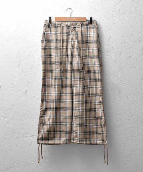 MinoriTY（マイノリティ）の「チェックワイドパンツ 裾しぼり（その他パンツ・メンズ・ベージュ/ネイビー/グレー・M/L）」の8枚目の写真