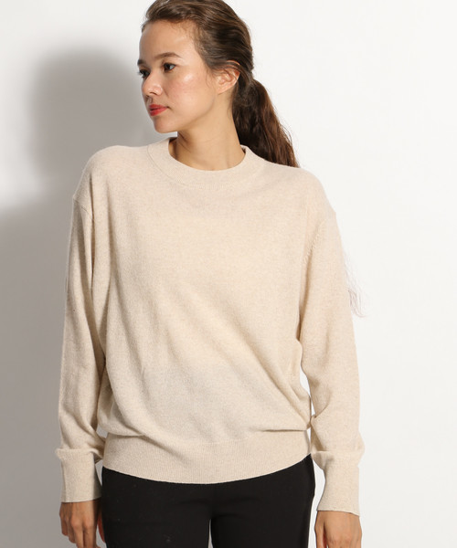 niko and...（ニコアンド）の「MIDAクループルオーバー（ニット/セーター・レディース・ブラウン/ライトグリーン/ボルドー/アイボリー・MEDIUM/LARGE）」の14枚目の写真