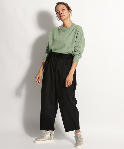 niko and...（ニコアンド）の「MIDAクループルオーバー（ニット/セーター・レディース・ブラウン/ライトグリーン/ボルドー/アイボリー・MEDIUM/LARGE）」の11枚目の写真