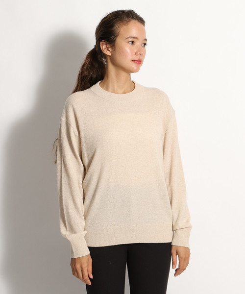 niko and...（ニコアンド）の「MIDAクループルオーバー（ニット/セーター・レディース・ブラウン/ライトグリーン/ボルドー/アイボリー・MEDIUM/LARGE）」の17枚目の写真