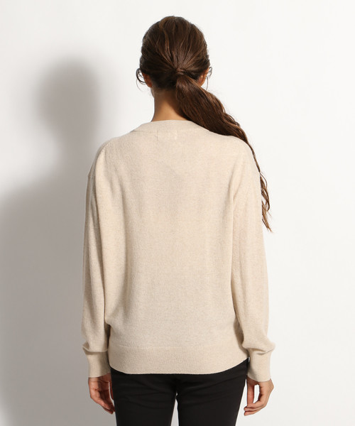 niko and...（ニコアンド）の「MIDAクループルオーバー（ニット/セーター・レディース・ブラウン/ライトグリーン/ボルドー/アイボリー・MEDIUM/LARGE）」の19枚目の写真