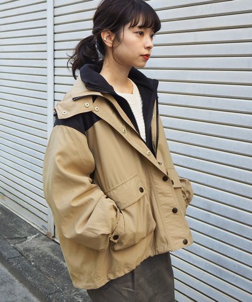 tiptop(ティップトップ)の「【ZOZO限定アイテム】ライナー付きマウンテンパーカー(マウンテンパーカー・レディース・ブラック/ベージュ/A・FREE)」の14枚目の写真