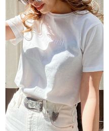 EVRIS | シルケットEmbroidery Tシャツ(Tシャツ/カットソー)