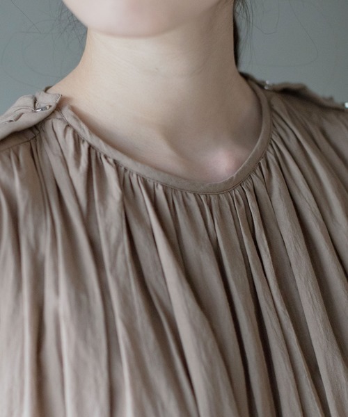 MARECHAL TERRE（マルシャルテル）の「ギャザーオールインワン（つなぎ/オールインワン・レディース・ブラック/ベージュ/イエロー・SMALL/MEDIUM）」の10枚目の写真