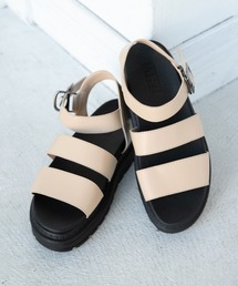 LOWRYS FARM | フェイクレザーサンダル　864927(サンダル)