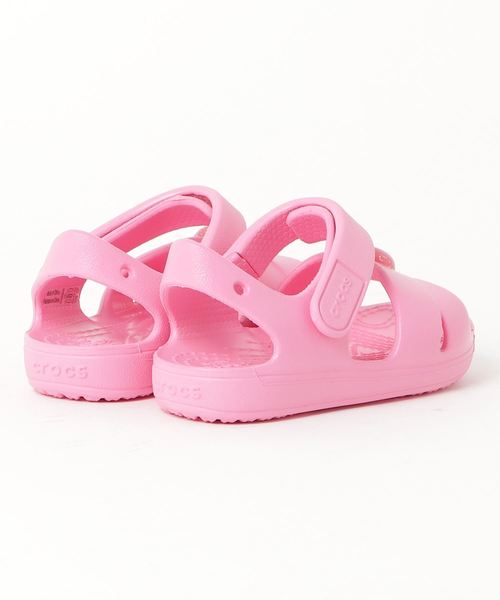 crocs（クロックス）の「crocs クロックス 14-19 Classic Cross Strap Sand Pink Lemonade（サンダル・キッズ・ピンク・14/15 /15.5/16.5/17.5/18/19/18.5）」の2枚目の写真
